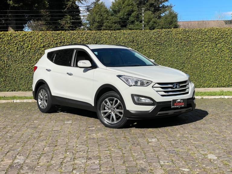 HYUNDAI - SANTA FÉ - 2013/2014 - Branca - R$ 85.900,00